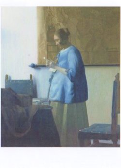画像1: ポストカード　フェルメール　手紙を読む青衣の女