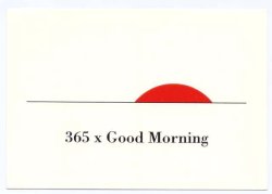 画像1: ポストカード　メッセージ付き　おはよう365日