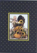 ポストカード　子供 -Sunflower baby-