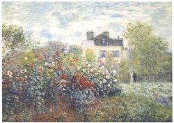 画像1: ポストカード　モネの画家の庭（ダリア）