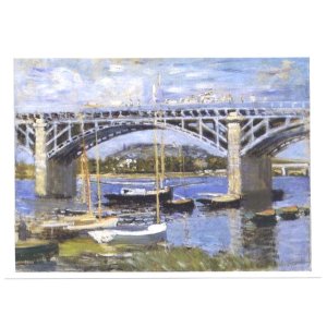 画像: ポストカード　モネのセーヌ川の橋