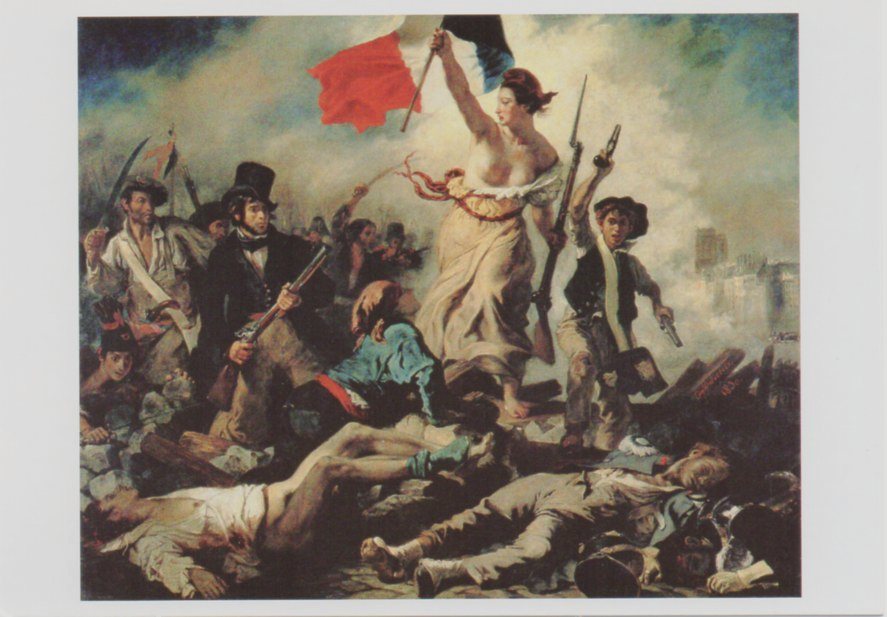 画像1: ポストカード　ウジェーヌ・ドラクロア　『民衆を導く自由の女神』