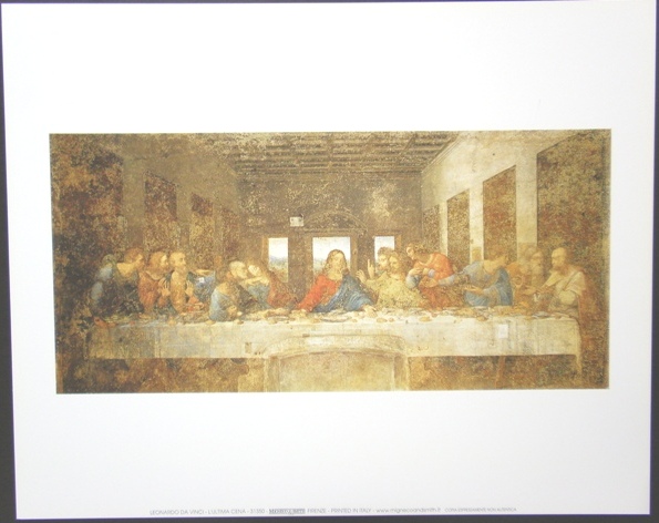 画像1: ポスター　レオナルド・ダ・ヴィンチ「最後の晩餐」